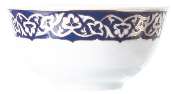 Пиала для чая «Восток Голд»;фарфор;150мл;D=11,H=5см;синий,золотой