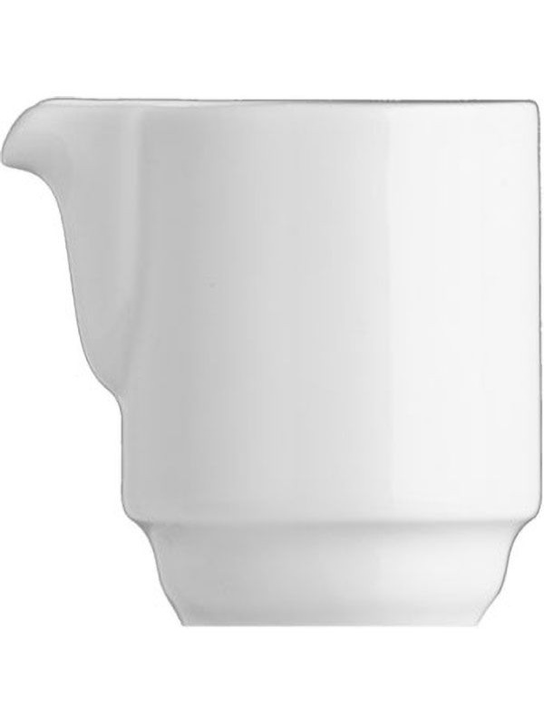 Молочник «Прага»;фарфор;40мл;,H=50,L=55,B=40мм;белый