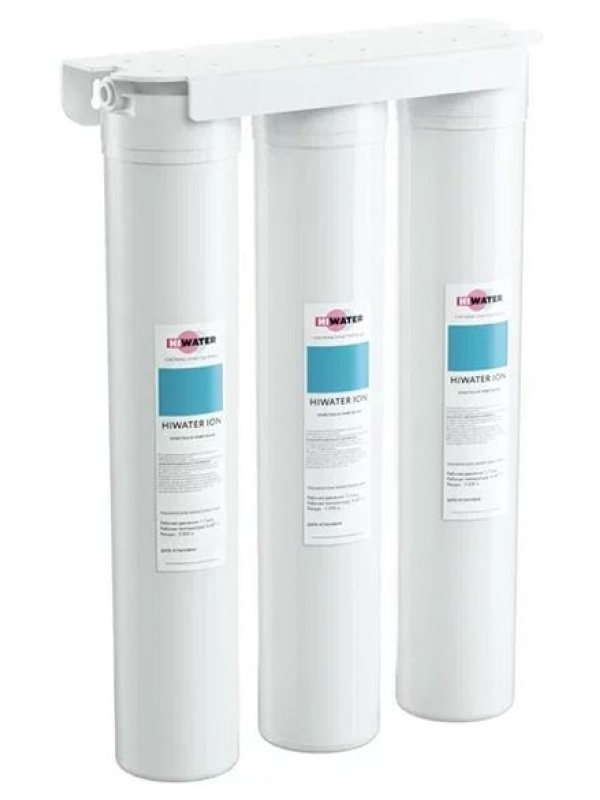 Фильтр для воды «ION X3» (ресурс 10 000 л);полипроп.;,H=47,L=20,B=9см;белый