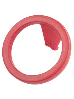 Прокладка д/сифона;резина;D=45,H=25мм;красный