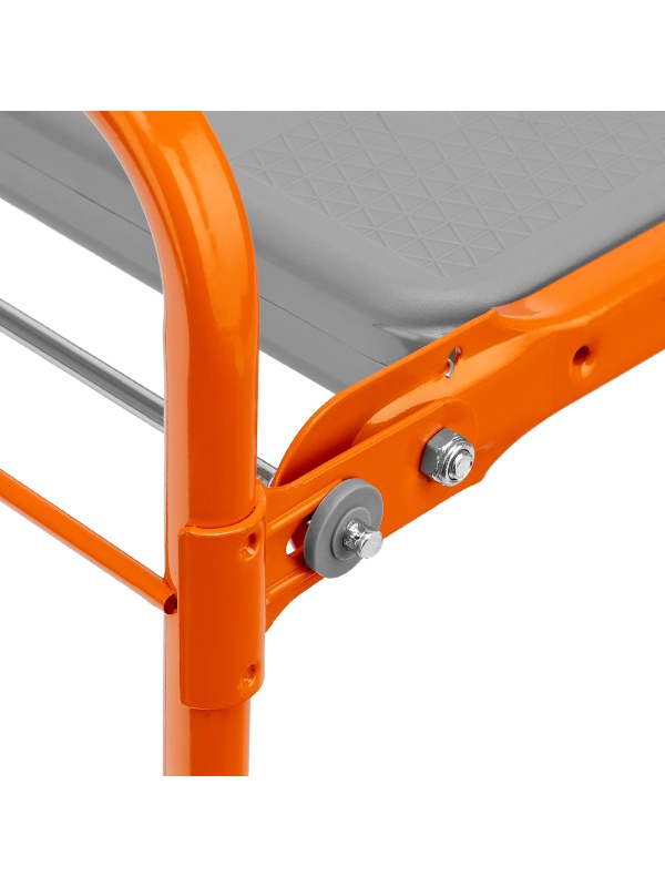 Скамейка садовая Nika, оранжевая, Россия