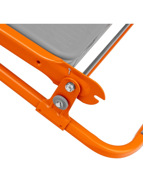 Скамейка садовая Nika, оранжевая, Россия