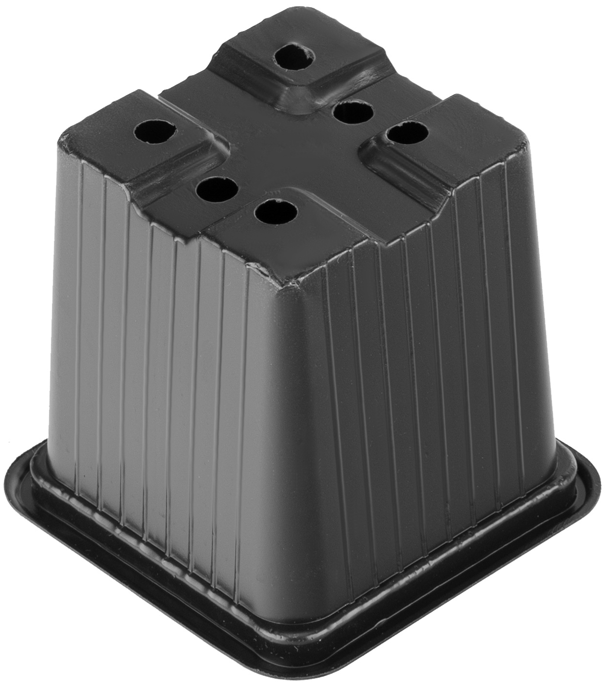 Горшочек для рассады, 70 х 70 х 65 мм, полистирол, 5 шт, Россия