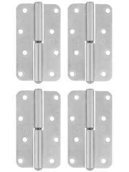 Петля накладная ПН1-110 левая, цинк, 4 шт, (Металлист) Россия