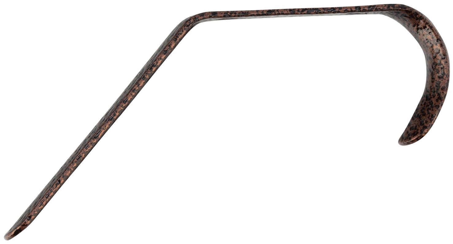 Крючок-вешалка №4, антик медь, 10 шт, (Металлист) Россия