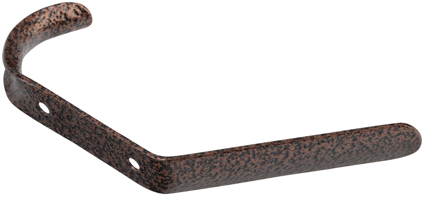 Крючок-вешалка №4, антик медь, 10 шт, (Металлист) Россия