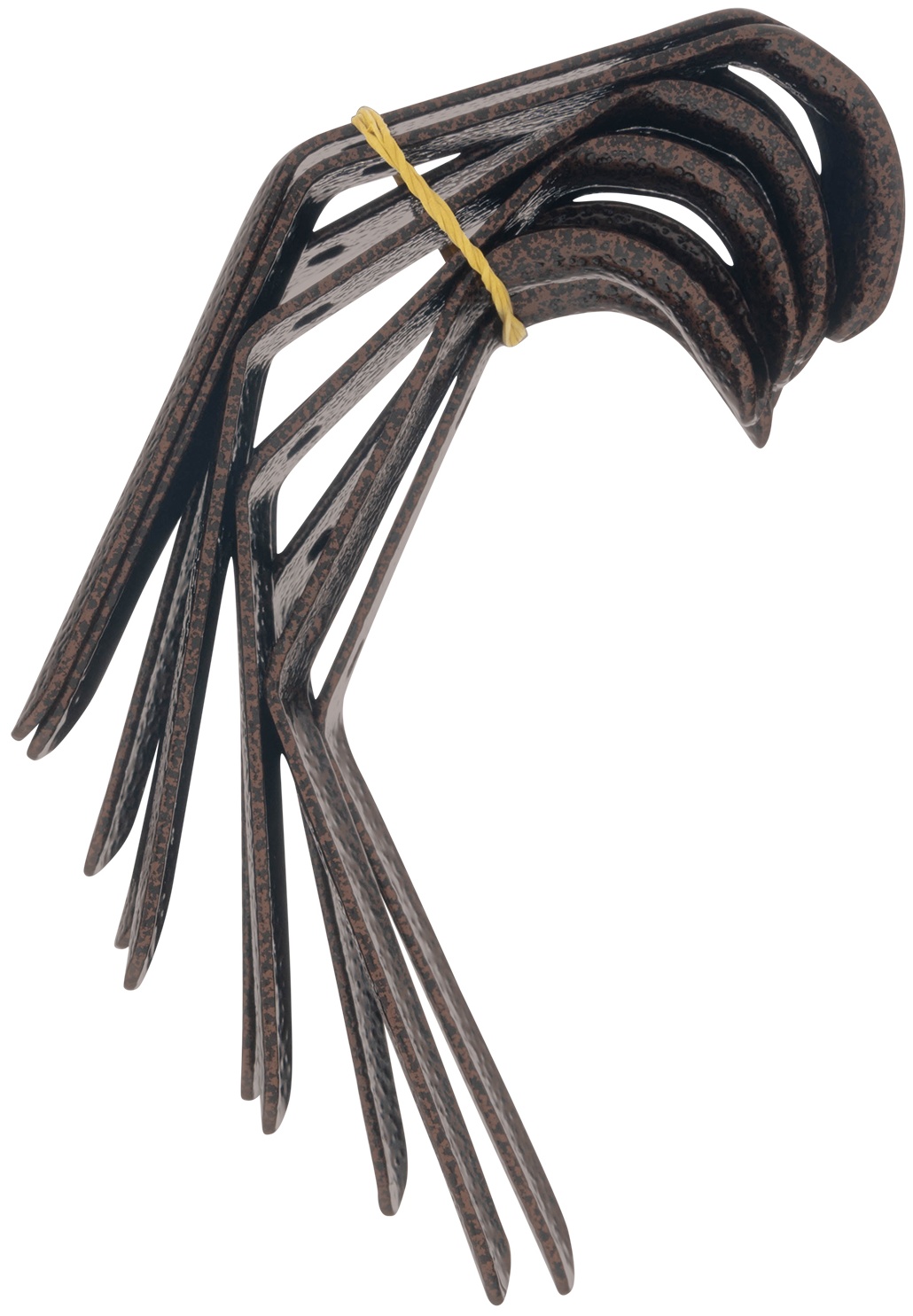 Крючок-вешалка №4, антик медь, 10 шт, (Металлист) Россия