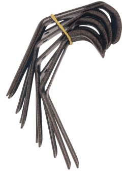 Крючок-вешалка №4, антик медь, 10 шт, (Металлист) Россия