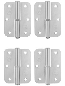 Петля накладная ПН1-85 левая, цинк, 4 шт, (Металлист) Россия