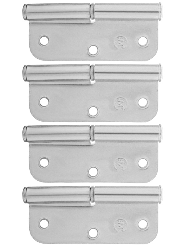 Петля накладная ПН1-85 левая, цинк, 4 шт, (Металлист) Россия