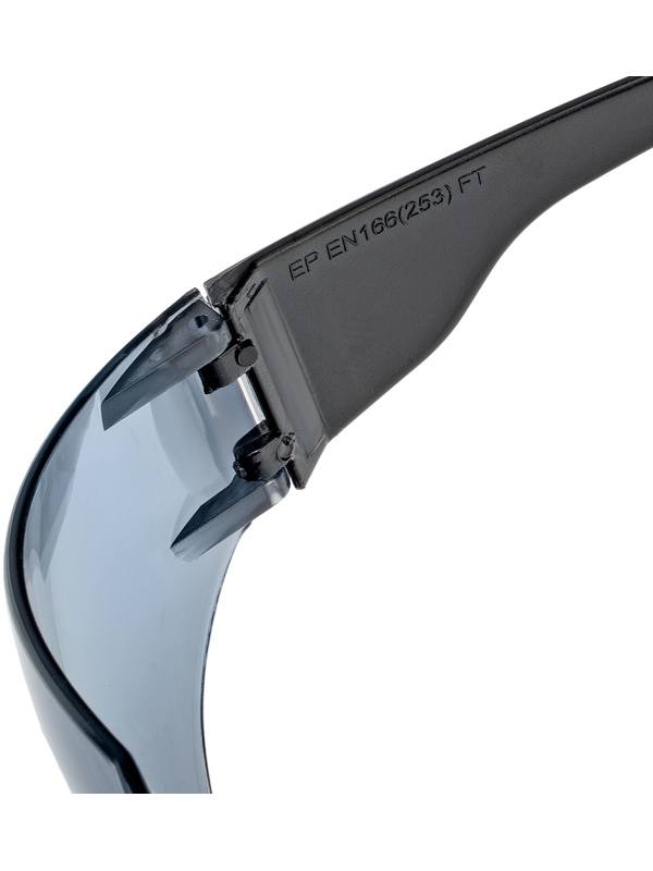 Очки защитные открытые, поликарбонатные, затемненные ОЧК203 (0-13023) Россия