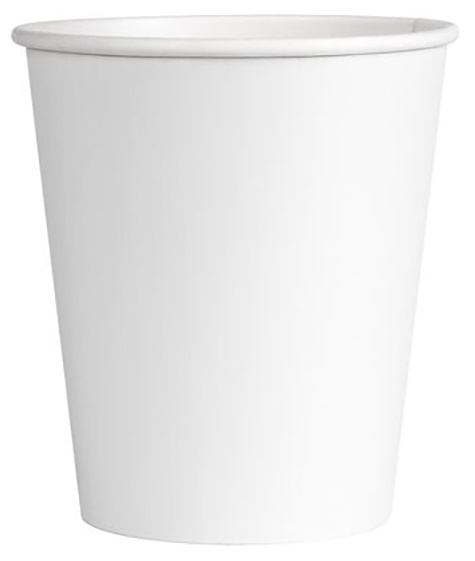 Стаканы одноразовые OfficeClean 250мл, набор 50шт., бумажные однослойные, белые, хол/гор