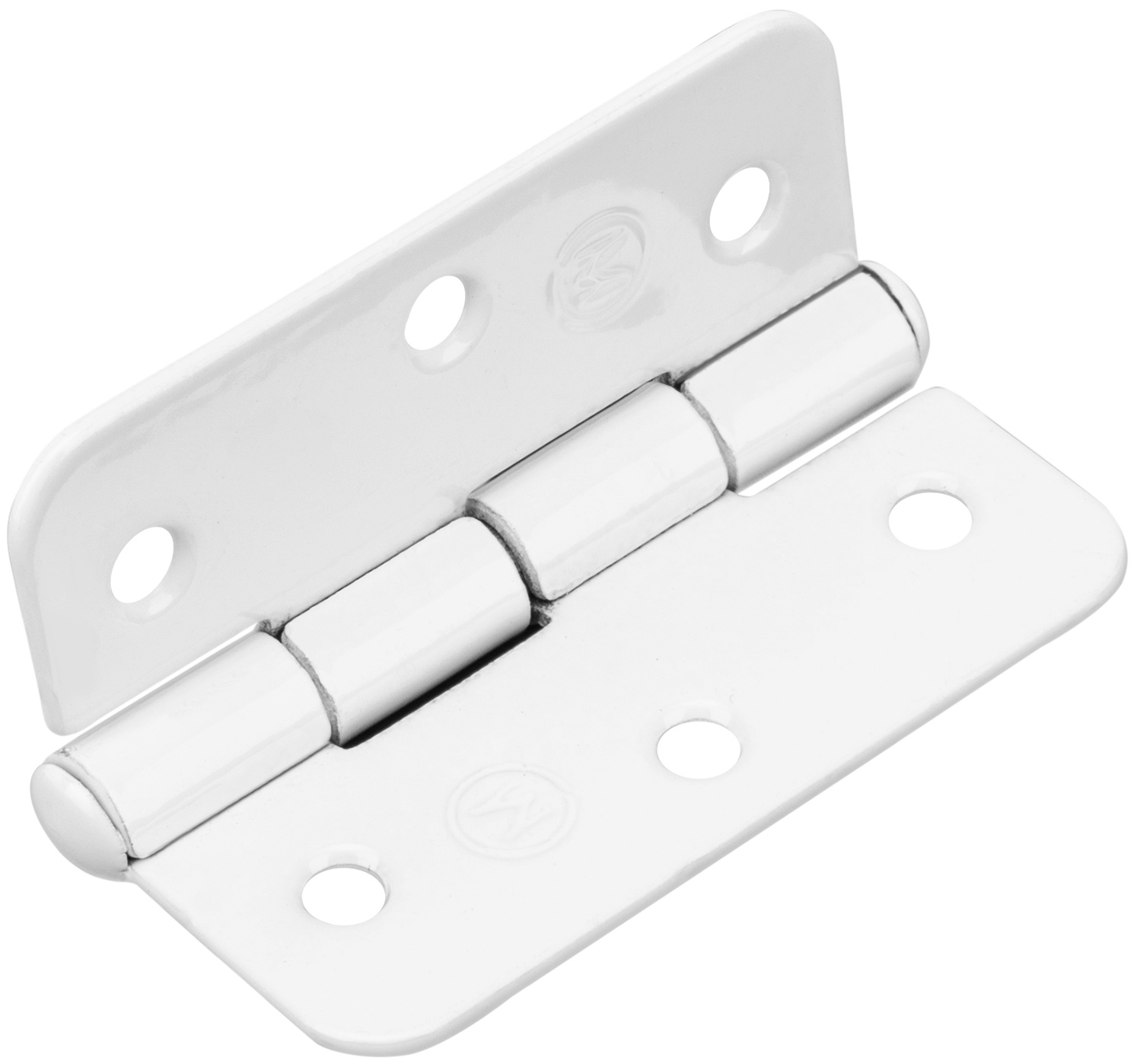 Петля накладная ПН5-60, белая, 4 шт, (Металлист) Россия