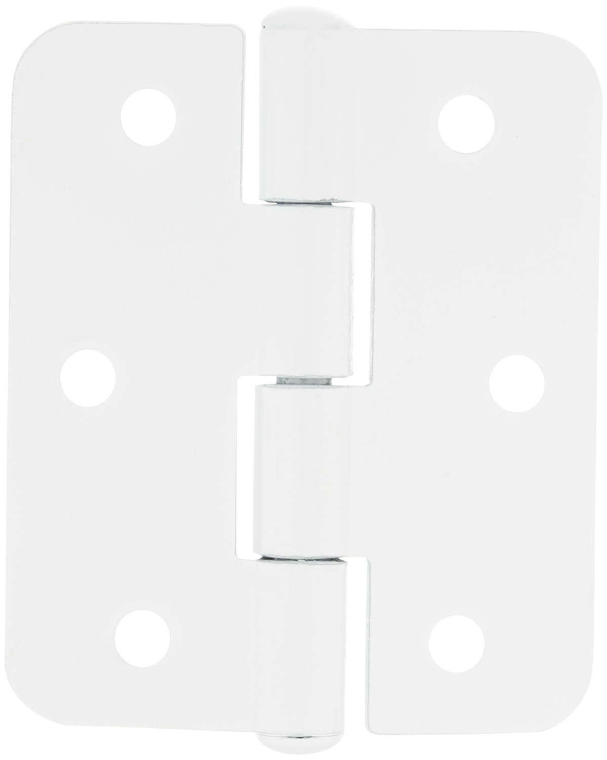 Петля накладная ПН5-60, белая, 4 шт, (Металлист) Россия