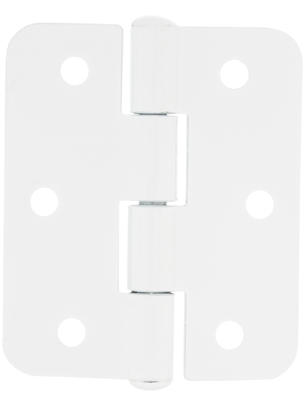 Петля накладная ПН5-60, белая, 4 шт, (Металлист) Россия