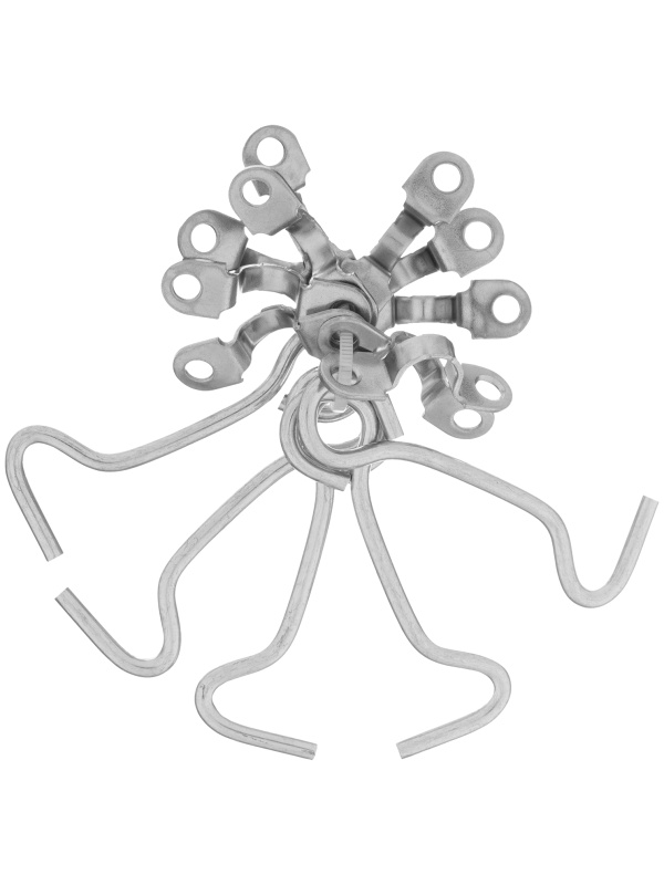 Крючок-ветровой КР-75, цинк, 5 шт, (Металлист) Россия