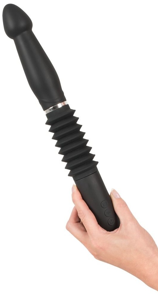 Черная секс-машина с поступательными движениями Fucking Machine