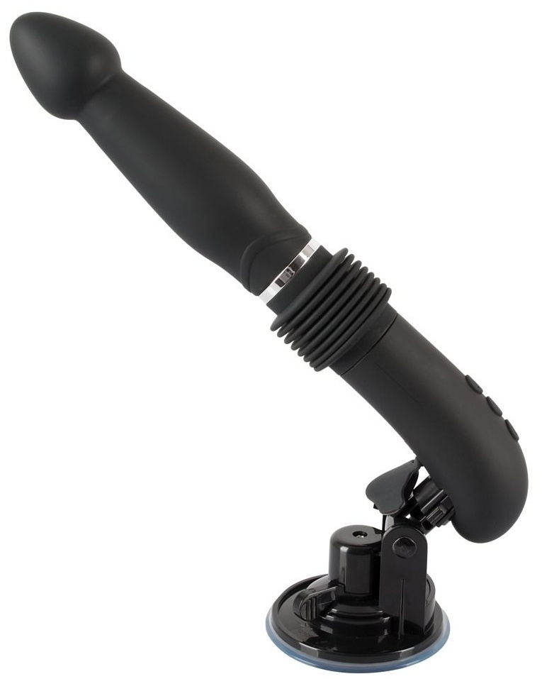 Черная секс-машина с поступательными движениями Fucking Machine