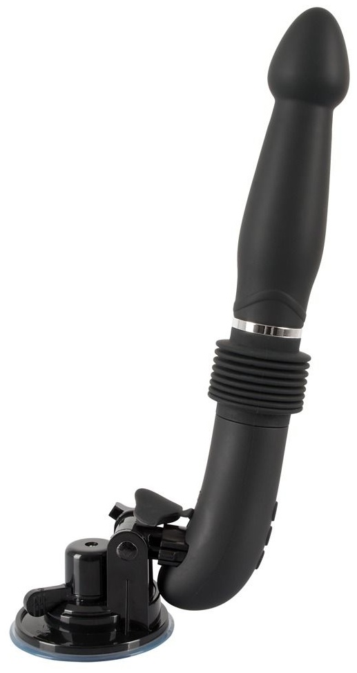 Черная секс-машина с поступательными движениями Fucking Machine