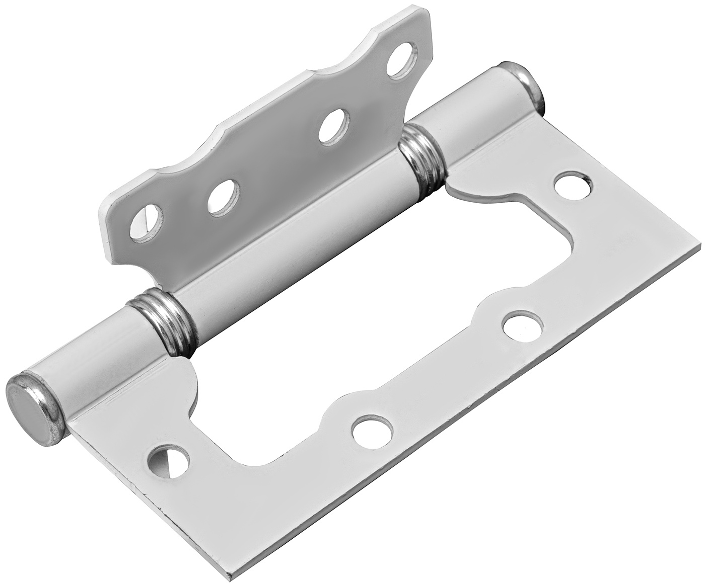 Петля накладная ПНУ-100, белая, 4 шт, (Металлист) Россия