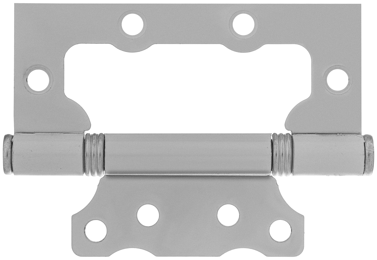 Петля накладная ПНУ-100, белая, 4 шт, (Металлист) Россия