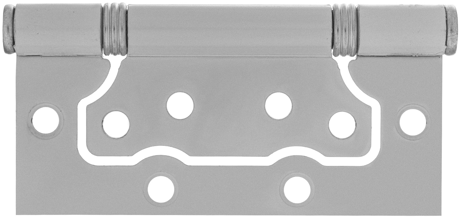 Петля накладная ПНУ-100, белая, 4 шт, (Металлист) Россия