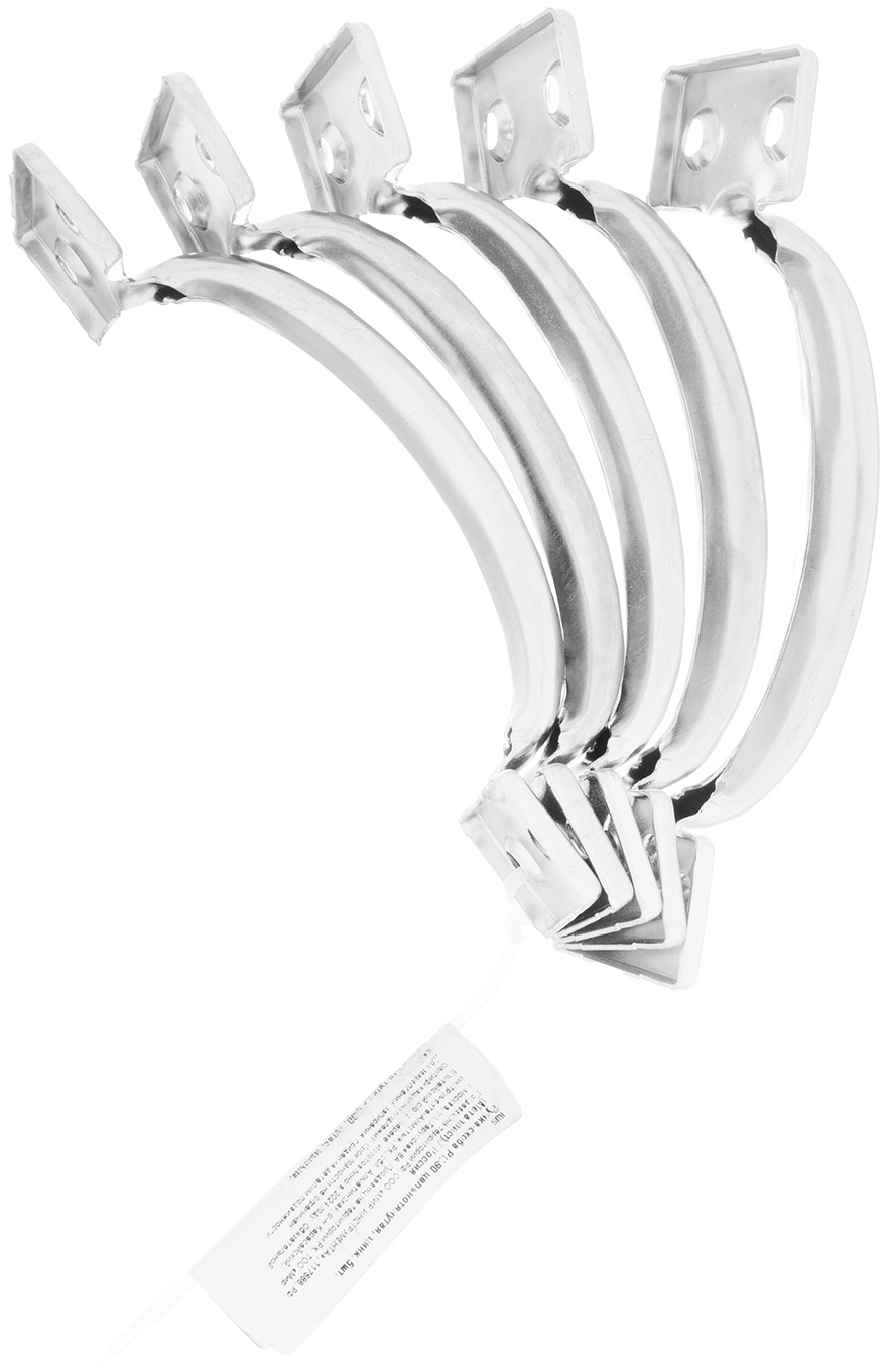 Ручка-скоба РС-90 цельнотянутая, цинк, 5 шт, (Металлист) Россия