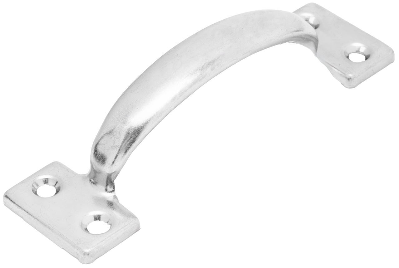 Ручка-скоба РС-90 цельнотянутая, цинк, 5 шт, (Металлист) Россия