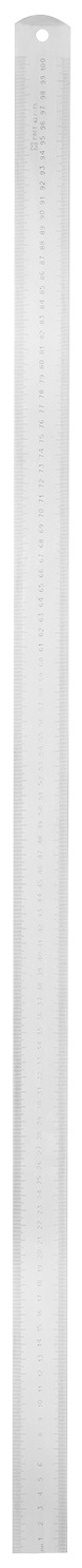 Линейка измерительная, 1000 мм, металлическая Россия