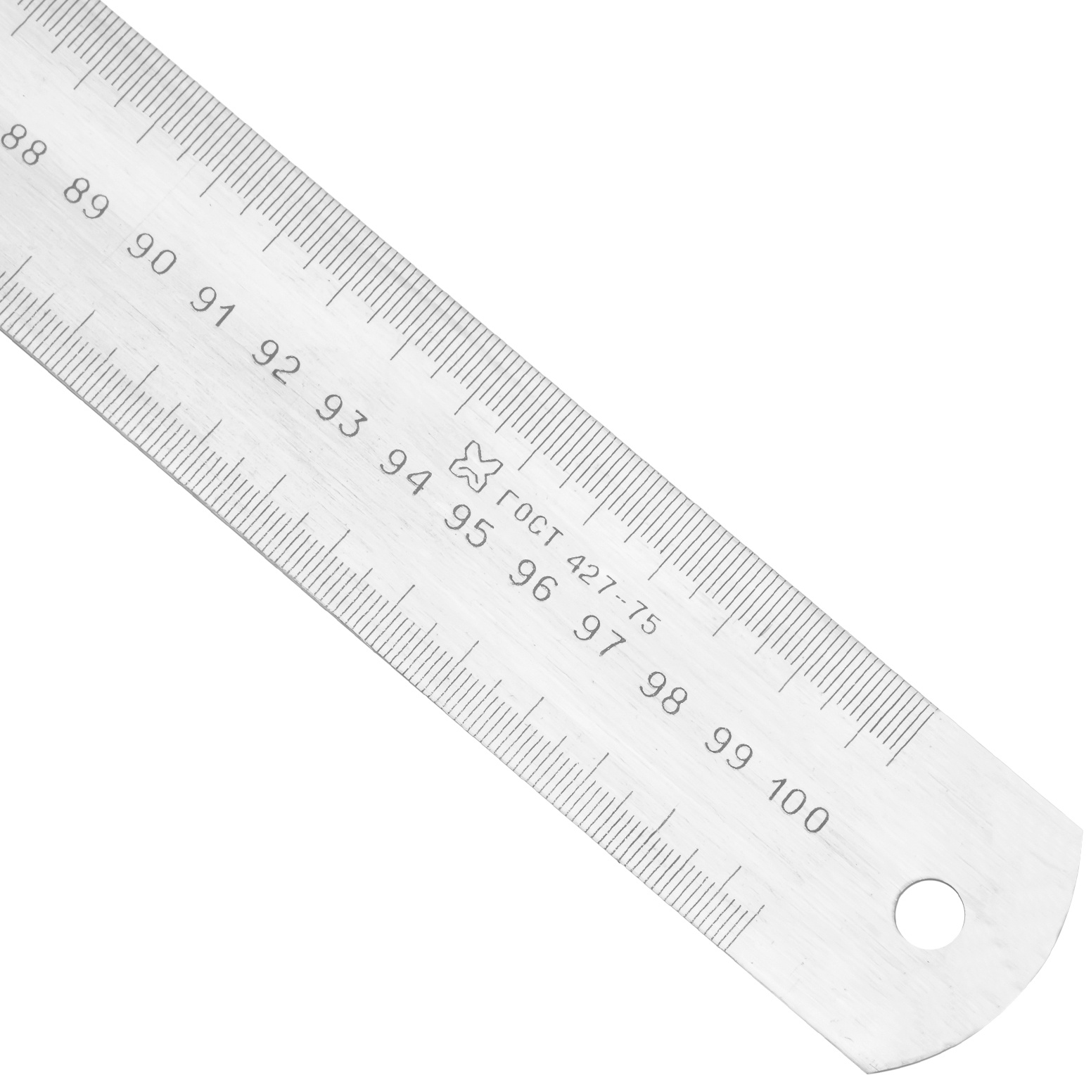 Линейка измерительная, 1000 мм, металлическая Россия