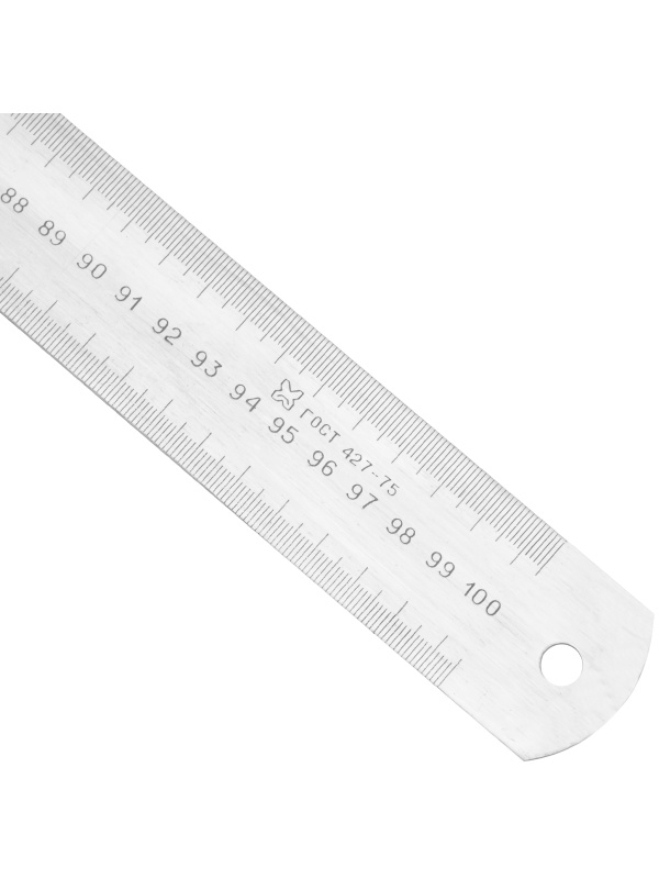 Линейка измерительная, 1000 мм, металлическая Россия