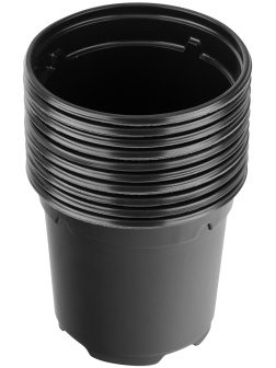 Горшочек для рассады, 90 х 80 мм, полистирол, 10 шт, Россия