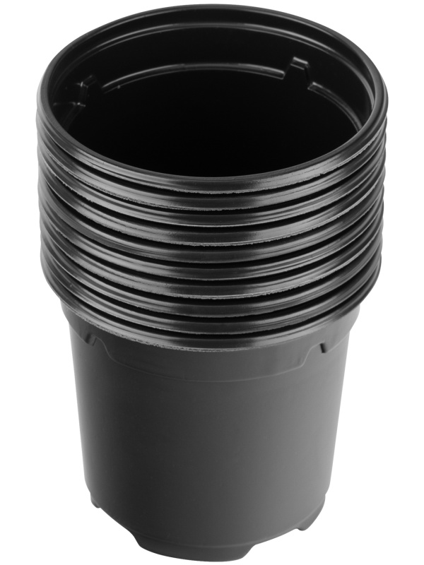 Горшочек для рассады, 90 х 80 мм, полистирол, 10 шт, Россия