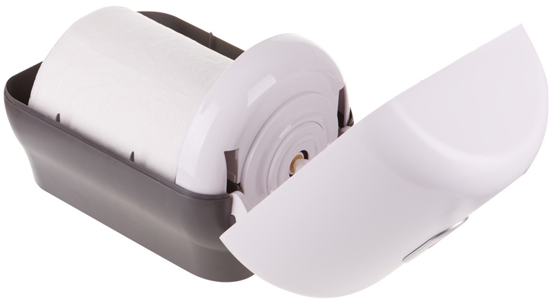 УЦЕНКА-Диспенсер для полотенец в рулонах OfficeClean Professional, с центральной вытяжкой(M1/M2), белый