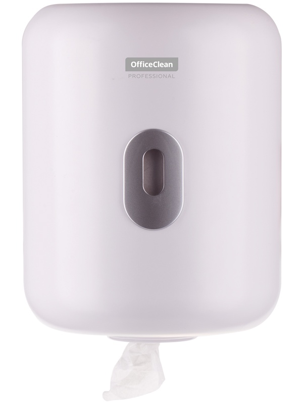 УЦЕНКА-Диспенсер для полотенец в рулонах OfficeClean Professional, с центральной вытяжкой(M1/M2), белый