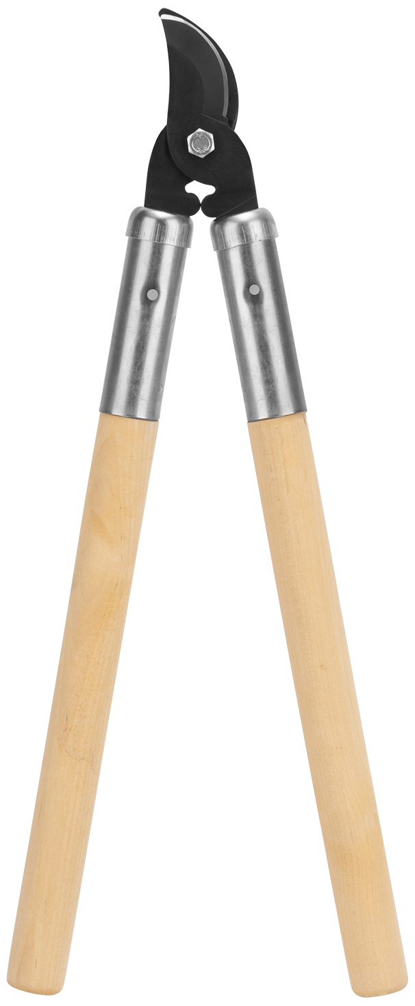 Сучкорез прямого реза, 500 мм, деревянные рукоятки, Горизонт, Россия