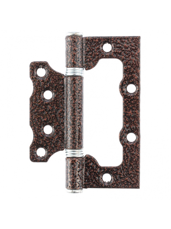 Петля накладная ПНУ-100, антик медь, 4 шт, (Металлист) Россия