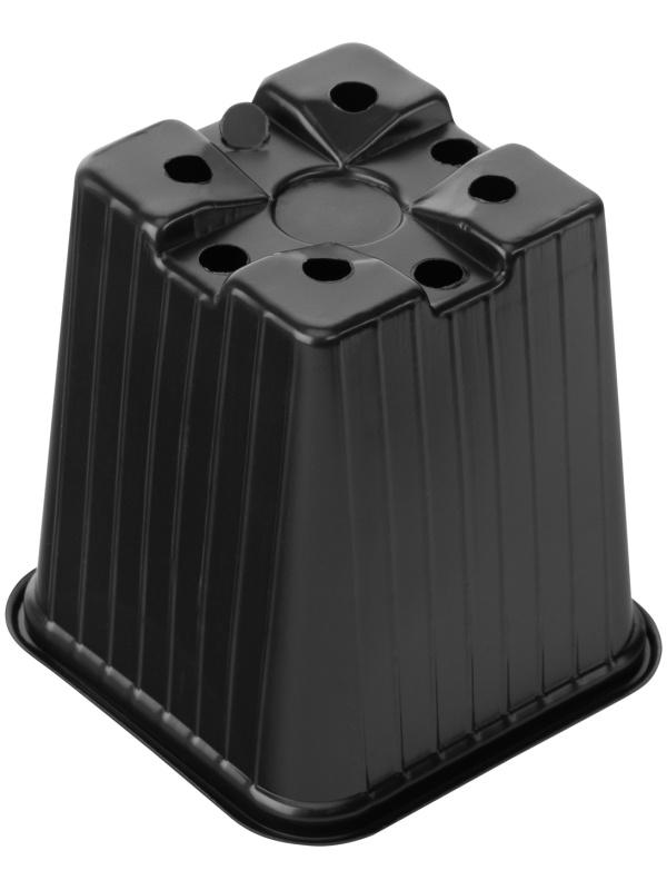 Горшочек для рассады, 90 х 90 х 95 мм, полистирол, 5 шт, Россия