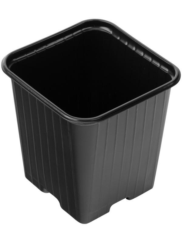 Горшочек для рассады, 90 х 90 х 95 мм, полистирол, 5 шт, Россия