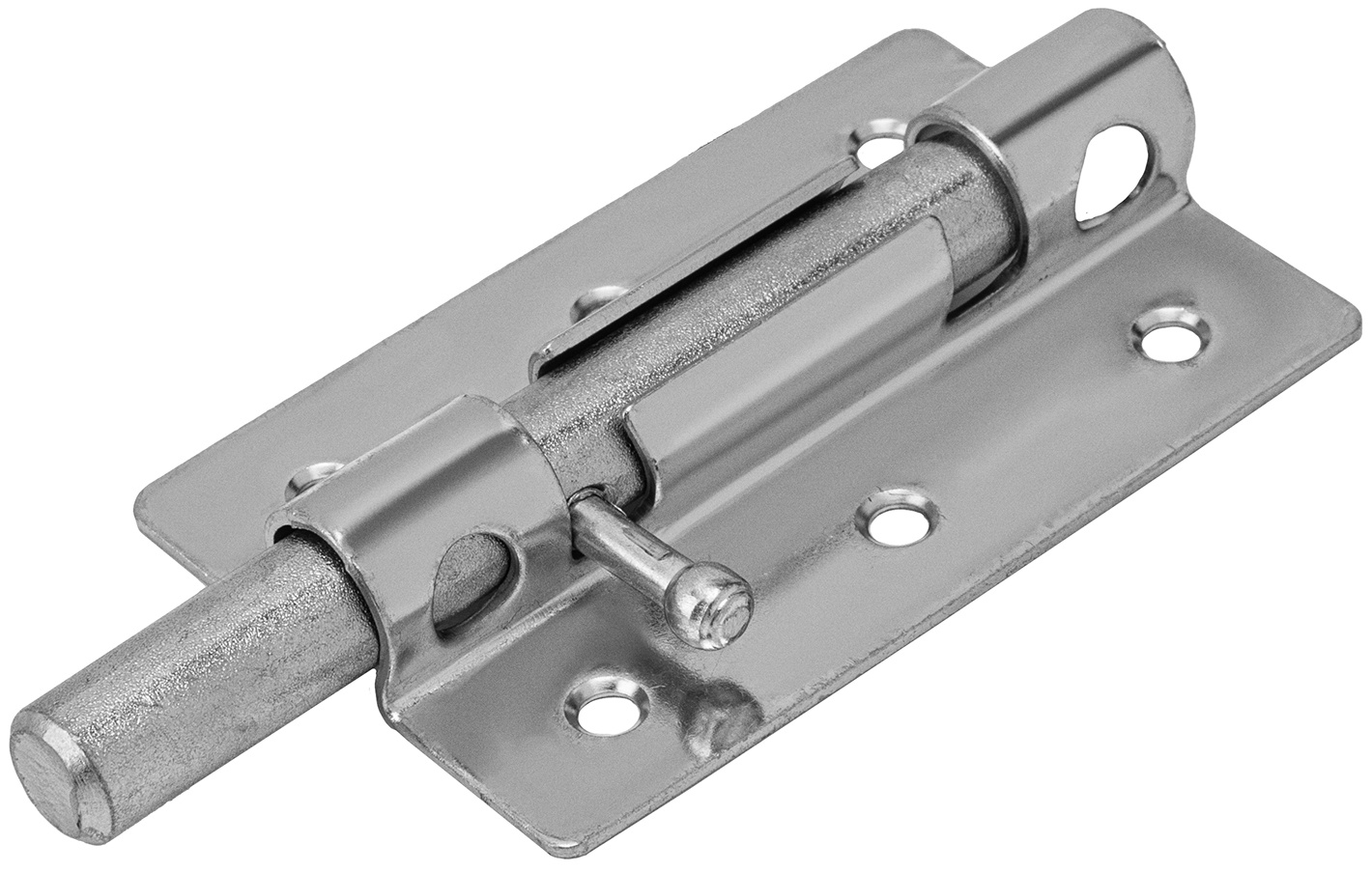 Задвижка дверная ЗД-08, цинк, (Металлист) Россия