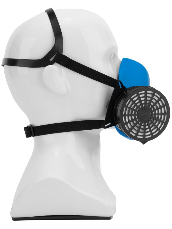 Полумаска изолирующая Исток-300/400 со сменными комбинированными фильтрами А1Р1 Россия