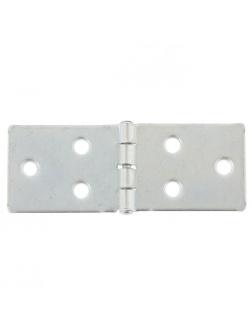 Петля карточная, 110 х 40 мм, цинк, 4 шт, (Металлист) Россия