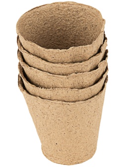 Горшочек для рассады, 80 х 80 мм, торфяной, 5 шт, Россия