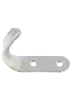 Крючок-вешалка №7, цинк, 10 шт, (Металлист) Россия