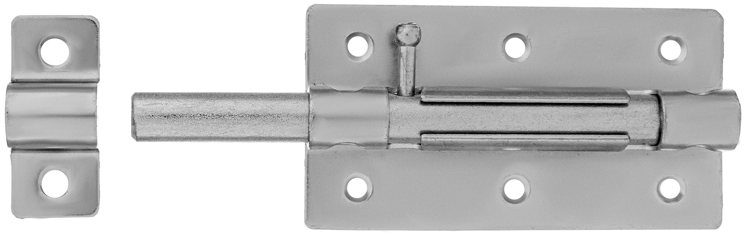 Задвижка дверная ЗД-09, цинк, (Металлист) Россия