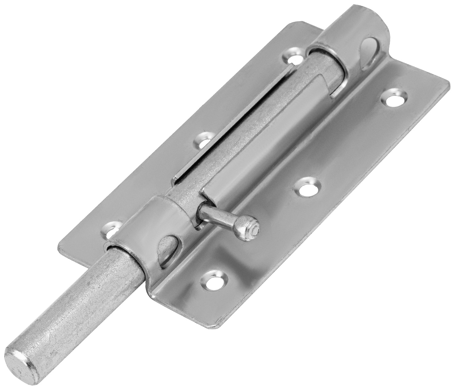 Задвижка дверная ЗД-09, цинк, (Металлист) Россия