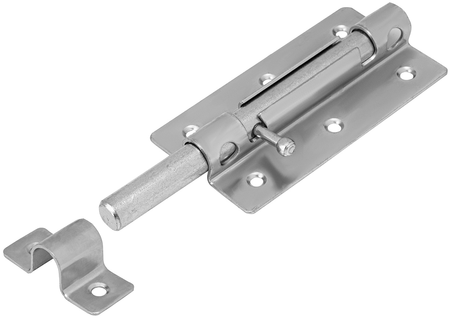 Задвижка дверная ЗД-09, цинк, (Металлист) Россия