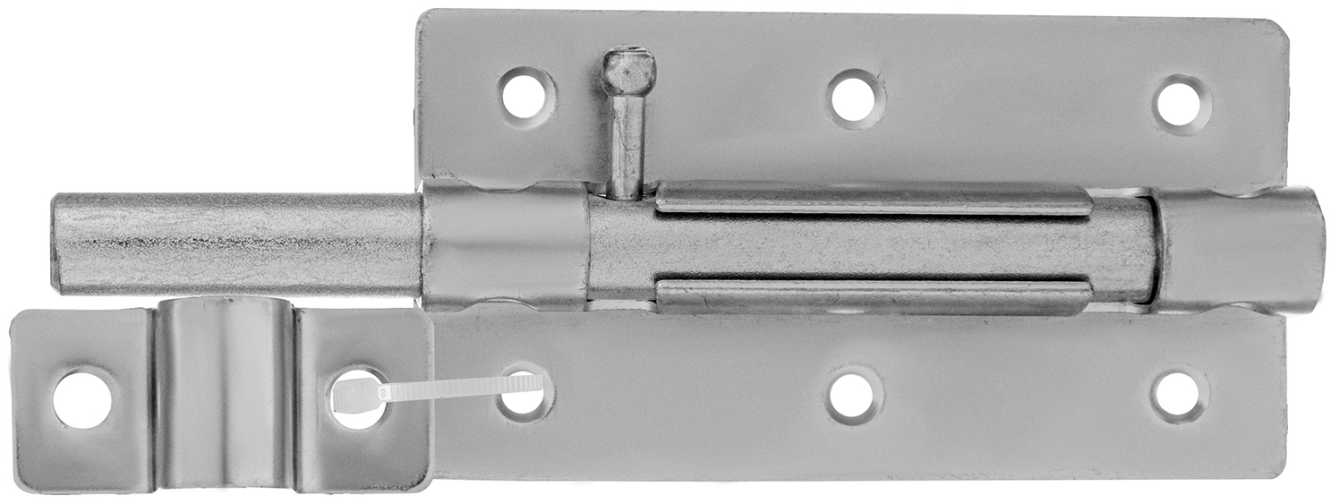 Задвижка дверная ЗД-09, цинк, (Металлист) Россия