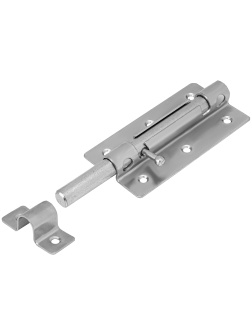 Задвижка дверная ЗД-09, цинк, (Металлист) Россия