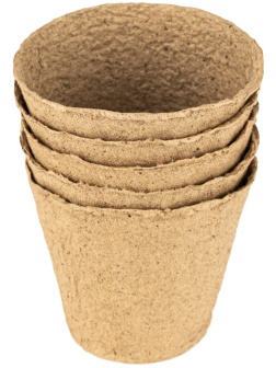 Горшочек для рассады, 110 х 100 мм, торфяной, 5 шт, Россия